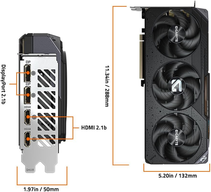 GIGABYTE Gaming Radeon RX 9070 GRE 12GB GDDR6 Graphics Card - WINDFORCE Cooling with Hawk Fan & Dual BIOS - GV-R907GREGAMING OC-12GD