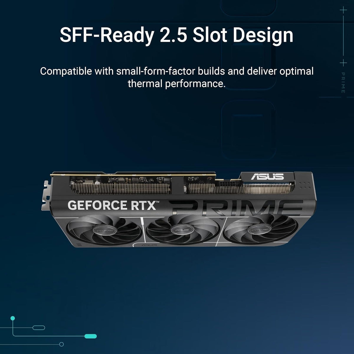 ASUS Prime GeForce RTX 5080 EVO OC Edition Graphics Card - 16GB GDDR7 with SFF-Ready Design & Axial-Tech Fans - PRIME-RTX5080-O16G-EVO