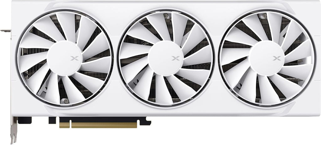XFX Swift AMD Radeon RX 9070 XT White Triple Fan Gaming Edition Graphics Card - 16GB GDDR6 with RDNA 4 & 2970 MHz Boost - RX-97TSWF3W9