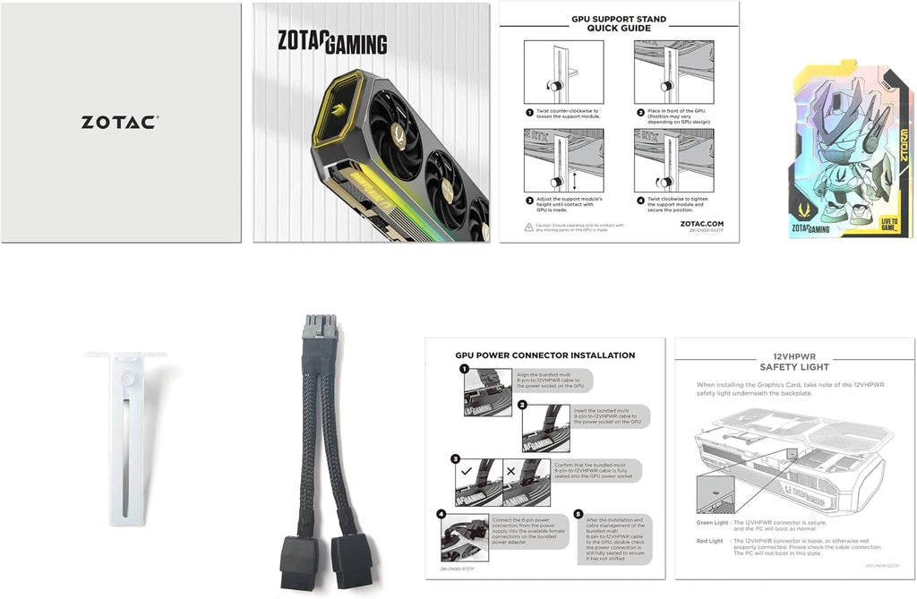 ZOTAC Gaming GeForce RTX 5070 AMP White Edition Graphics Card - 12GB GDDR7 with IceStorm 2.0 Cooling & Spectra RGB - ZT-B50700FQ-10A