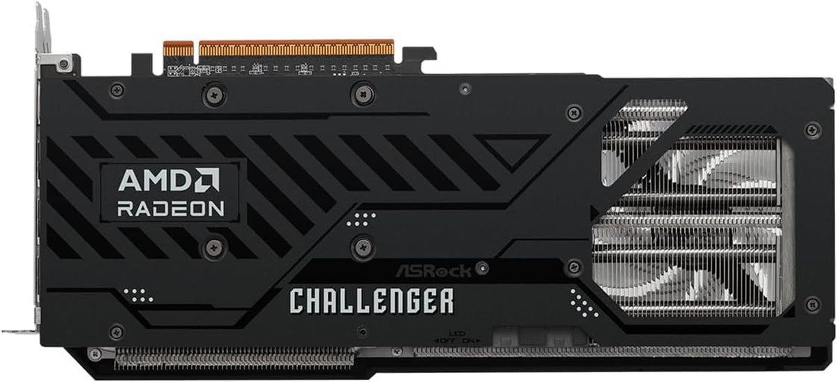 ASRock Radeon RX 9070 Challenger 16GB OC Graphics Card - RDNA 4, 2520MHz Boost, 16GB GDDR6, Triple Fan - RX9070 CL 16G