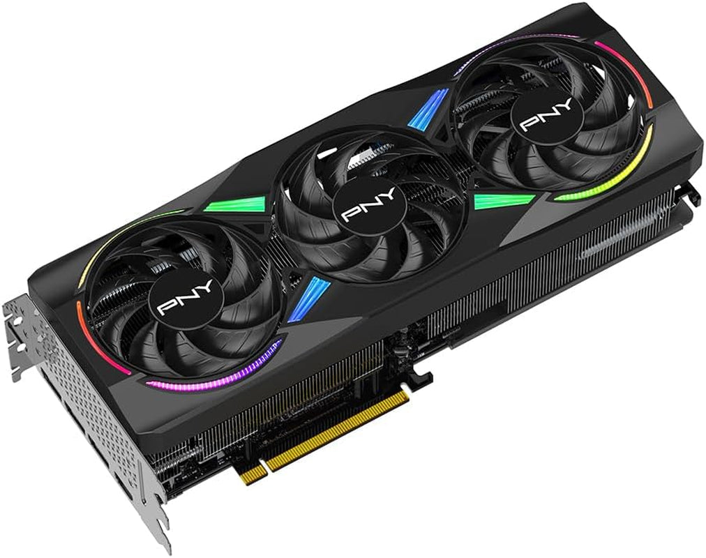 PNY NVIDIA GeForce RTX 5070 Ti Epic-X RGB OC Triple-Fan Graphics Card - 16GB GDDR7 with Vapor Chamber Cooling - VCG5070T16TFXXPB1-O