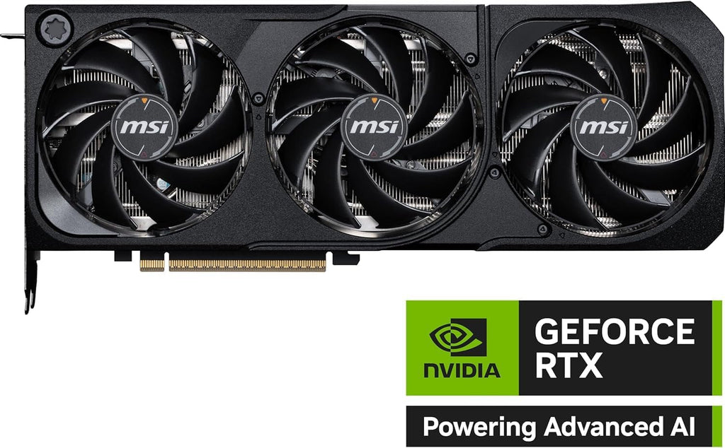 MSI GeForce RTX 5080 16G Ventus 3X OC Graphics Card - 16GB GDDR7 with Triple Fan Cooling & Extreme Clock 2640 MHz