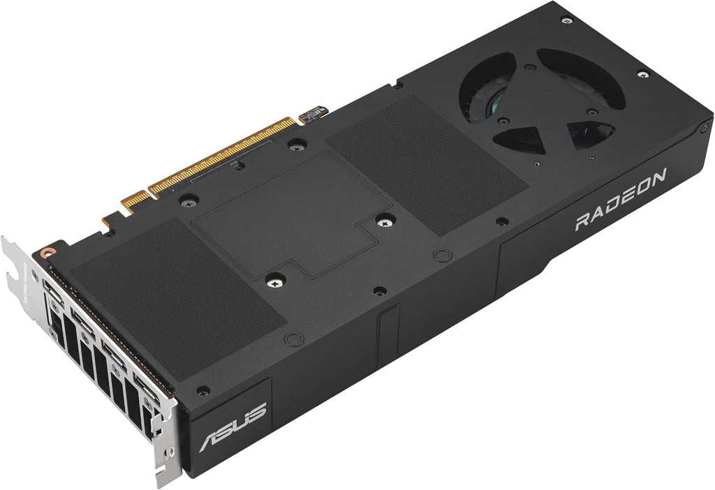ASUS Turbo Radeon AI PRO R9700 32GB Graphics Card - 32GB GDDR6 with RDNA 4 Architecture for AI Workflows - TURBO-AI-PRO-R9700-32G