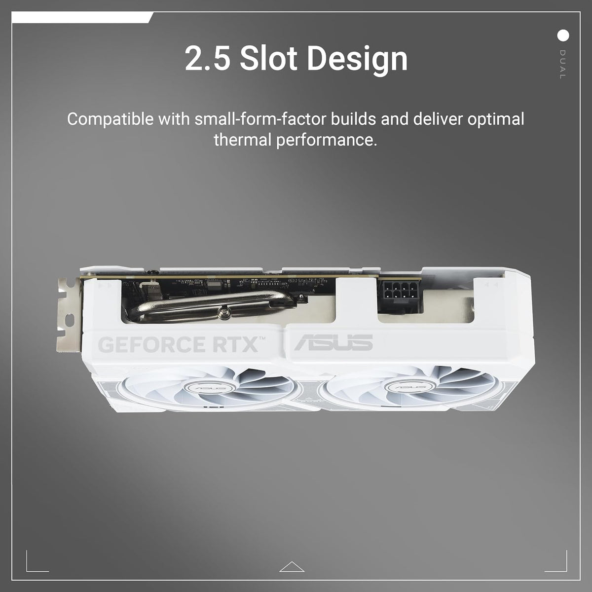 ASUS Dual GeForce RTX 5060 Ti 16GB GDDR7 White OC Edition Graphics Card - 16GB GDDR7 with Axial-Tech Fans & Dual BIOS - DUAL-RTX5060TI-O16G-WHITE