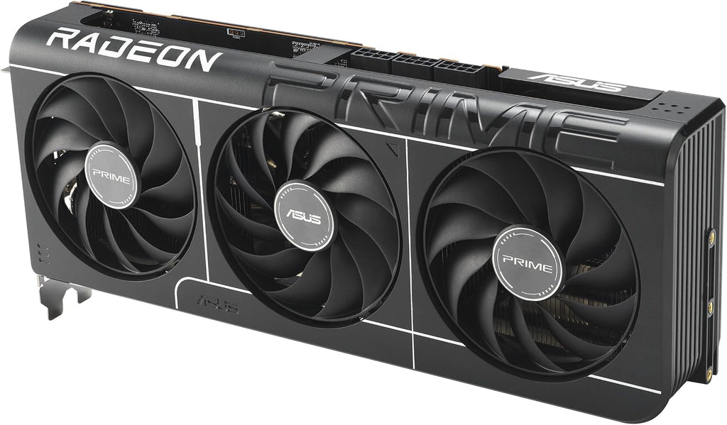 ASUS Prime Radeon RX 9070 XT OC Edition Graphics Card - 16GB GDDR6 with Axial-Tech Fans & Dual BIOS - PRIME-RX9070XT-O16G