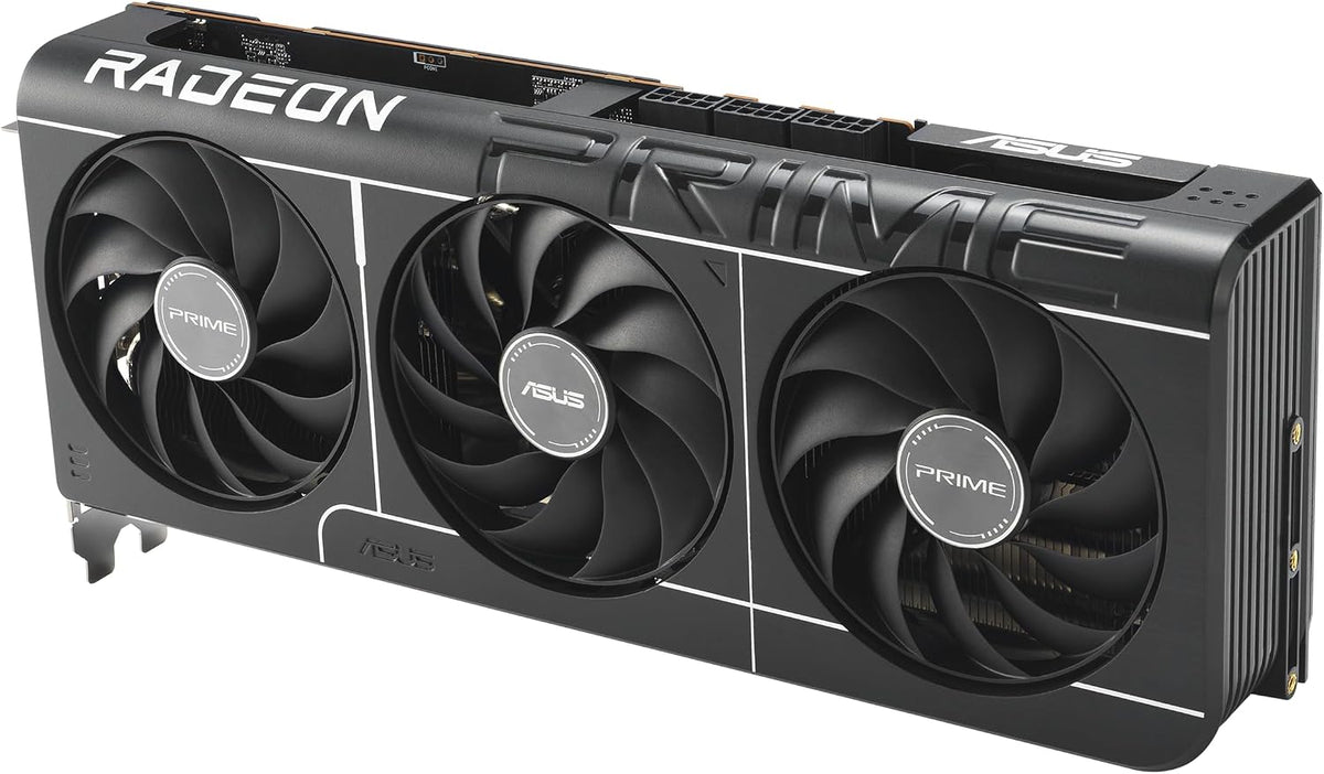 ASUS Prime Radeon RX 9070 XT OC Edition Graphics Card - 16GB GDDR6 with Axial-Tech Fans & Dual BIOS - PRIME-RX9070XT-O16G