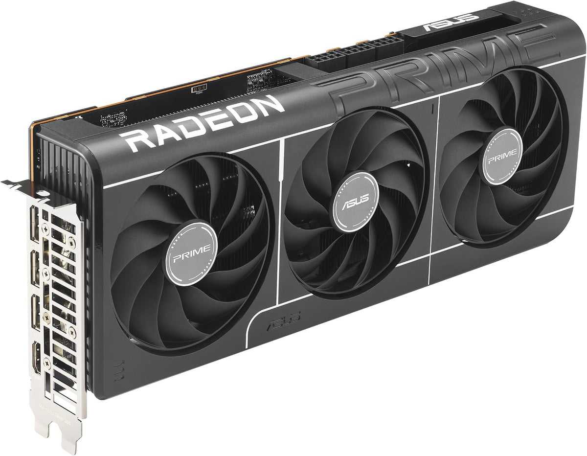 ASUS Prime Radeon RX 9070 XT OC Edition Graphics Card - 16GB GDDR6 with Axial-Tech Fans & Dual BIOS - PRIME-RX9070XT-O16G