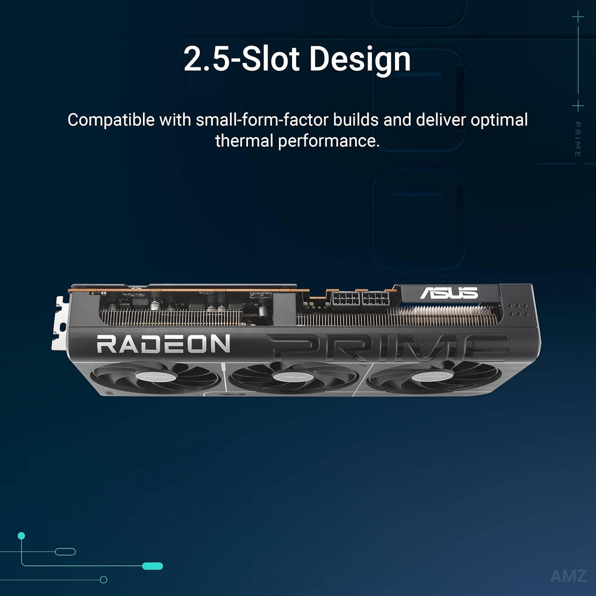 ASUS Prime Radeon RX 9070 EVO OC Edition Graphics Card - 16GB GDDR6 with Axial-Tech Fans & Dual BIOS - PRIME-RX9070-O16G-EVO