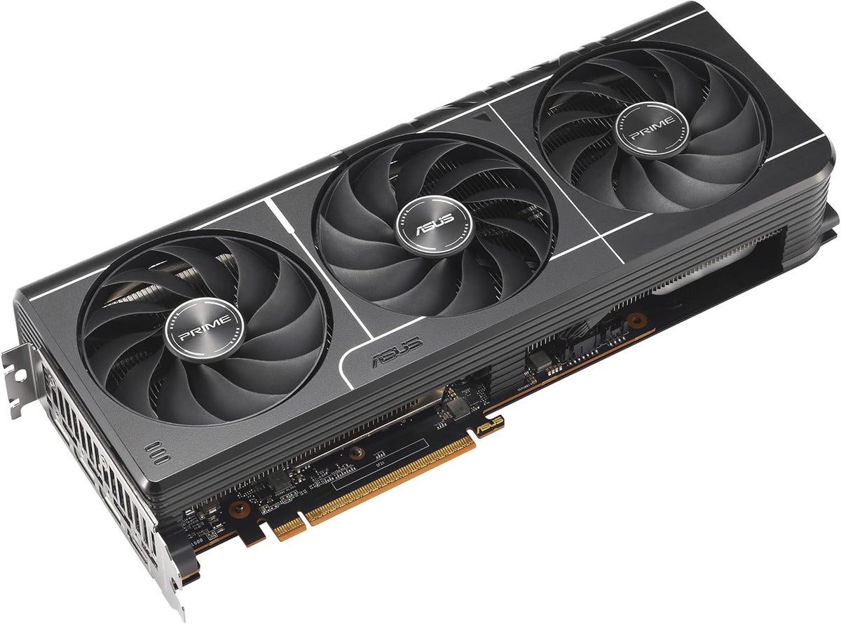 ASUS Prime Radeon RX 9070 XT OC Edition Graphics Card - 16GB GDDR6 with Axial-Tech Fans & Dual BIOS - PRIME-RX9070XT-O16G