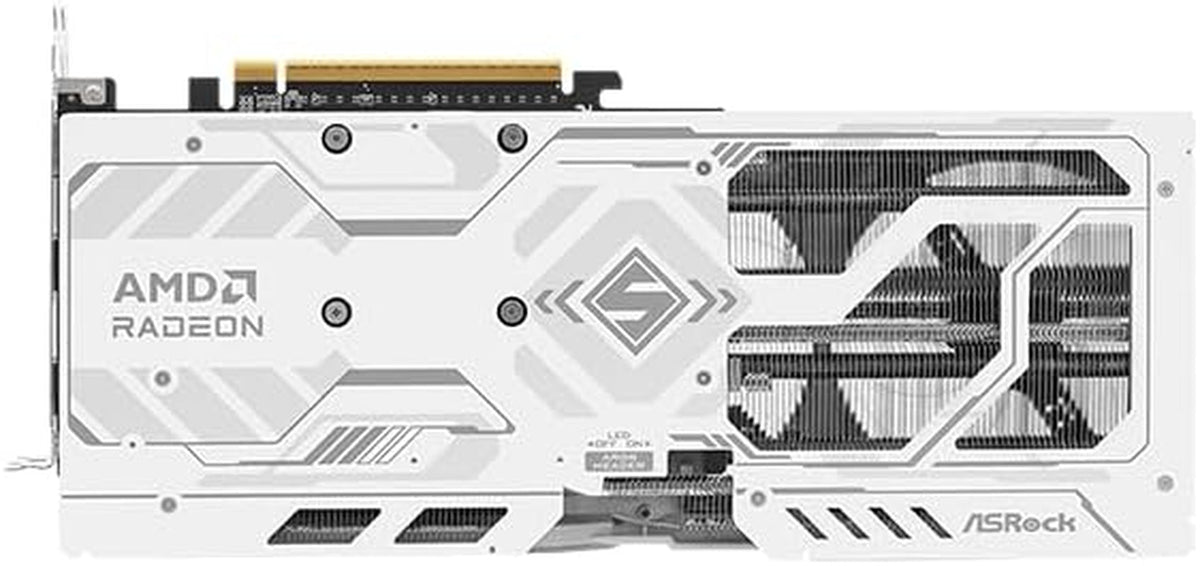 ASRock Radeon RX 9060 XT Steel Legend 16GB GDDR6 OC Graphics Card - 3275 MHz Boost with Triple Fan 0dB Cooling & Polychrome SYNC RGB - RX9060XT SL 16GO