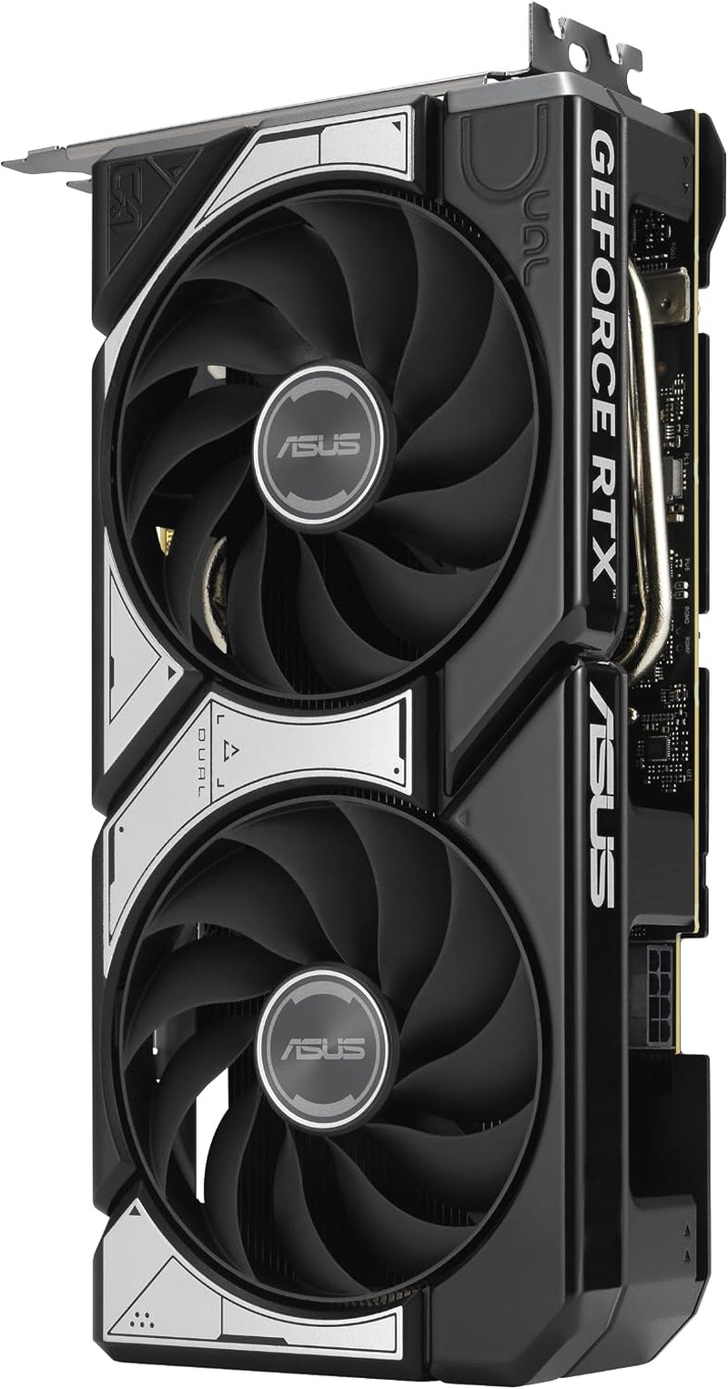 ASUS Dual GeForce RTX 5060 Ti 8GB GDDR7 OC Edition Graphics Card - 8GB GDDR7 with Axial-Tech Fans & Dual BIOS - DUAL-RTX5060TI-O8G