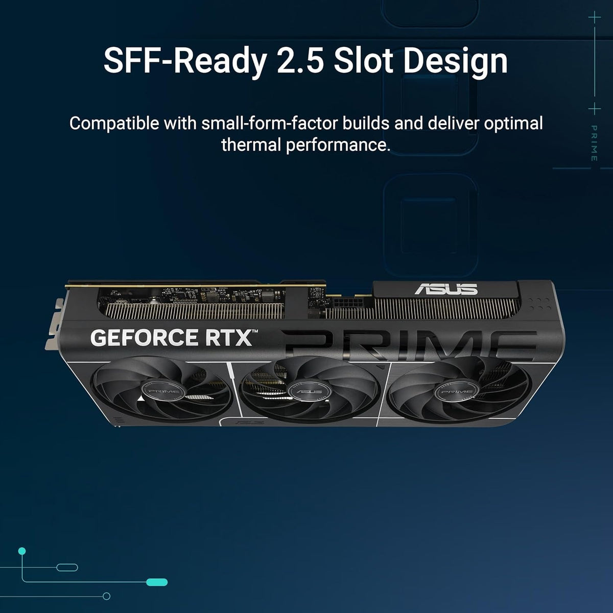 ASUS Prime GeForce RTX 5070 OC Edition Graphics Card - 12GB GDDR7 with SFF-Ready Design & Axial-Tech Fans - PRIME-RTX5070-O12G