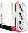 XFX Mercury AMD Radeon RX 9070 XT OC Magnetic Air White Edition Graphics Card - 16GB GDDR6 with RGB & 3100 MHz Boost - RX-97TMARGW9