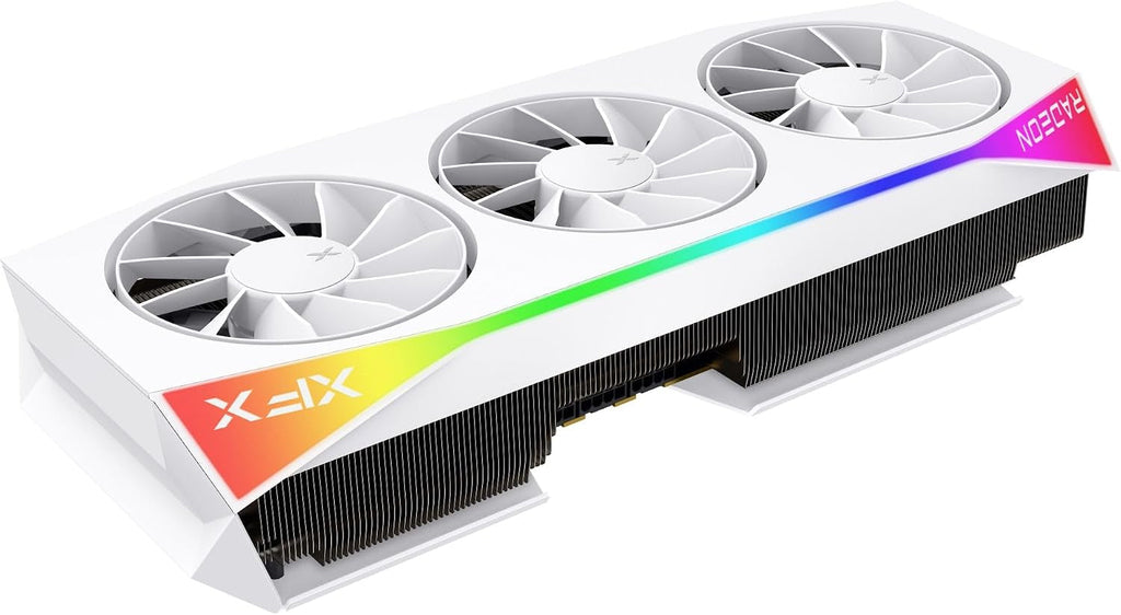 XFX Mercury AMD Radeon RX 9070 XT OC Gaming White Edition Graphics Card - 16GB GDDR6 with RGB & 3100 MHz Boost - RX-97TRGBBW9