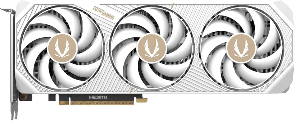 ZOTAC Gaming GeForce RTX 5070 AMP White Edition Graphics Card - 12GB GDDR7 with IceStorm 2.0 Cooling & Spectra RGB - ZT-B50700FQ-10A