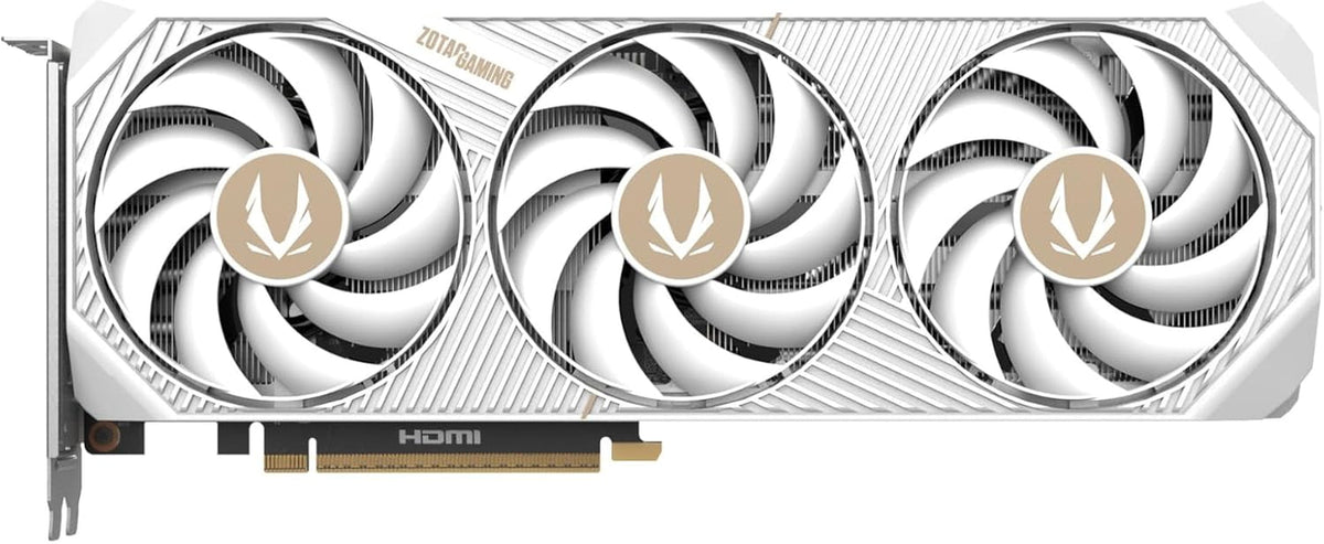 ZOTAC Gaming GeForce RTX 5070 AMP White Edition Graphics Card - 12GB GDDR7 with IceStorm 2.0 Cooling & Spectra RGB - ZT-B50700FQ-10A