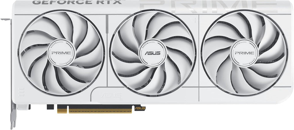 ASUS Prime GeForce RTX 5070 White OC Edition Graphics Card - 12GB GDDR7 with SFF-Ready Design & Axial-Tech Fans - PRIME-RTX5070-O12G-WHITE