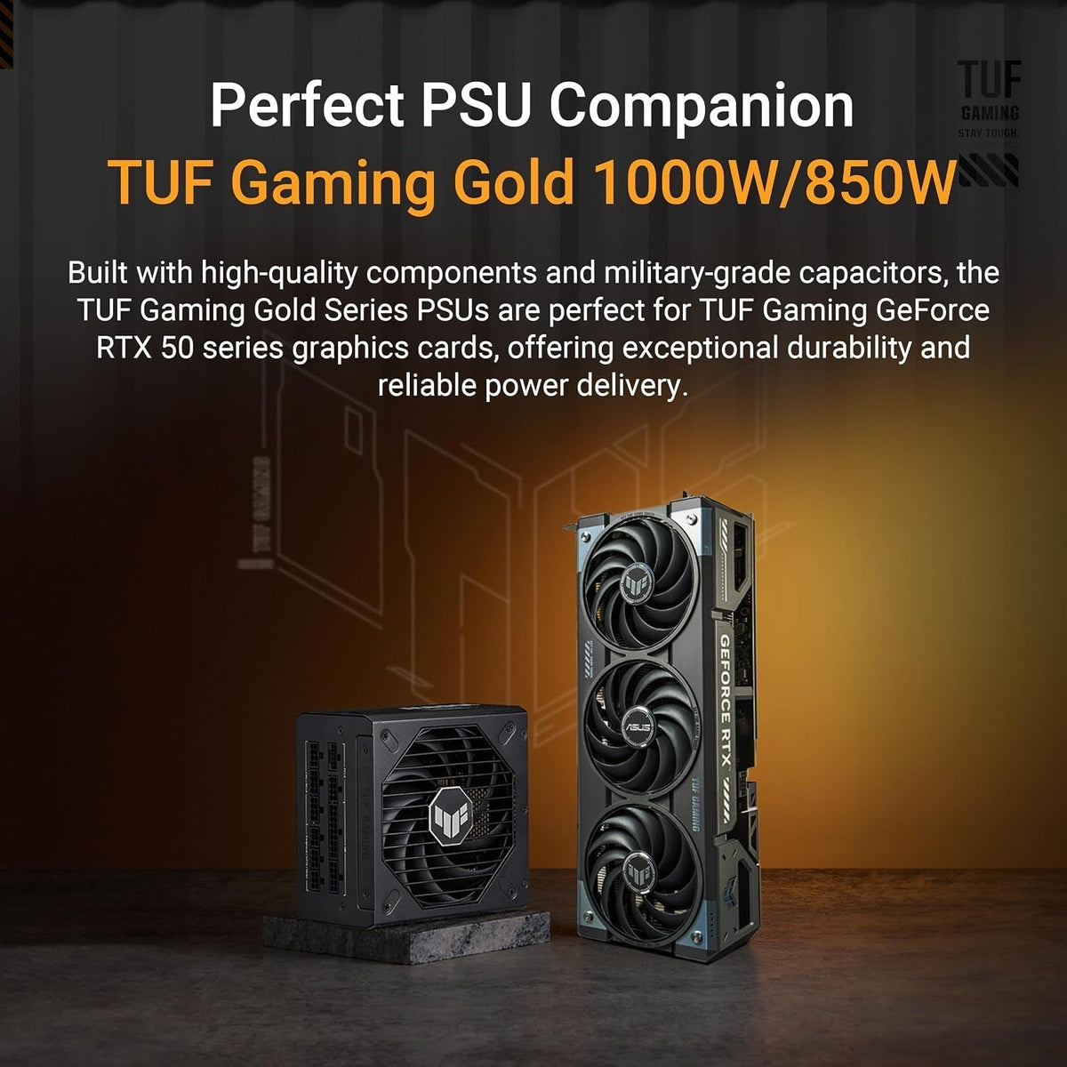 ASUS TUF Gaming GeForce RTX 5070 OC Edition Graphics Card - 12GB GDDR7 with Military-Grade Components & Axial-Tech Fans - TUF-RTX5070-O12G-GAMING