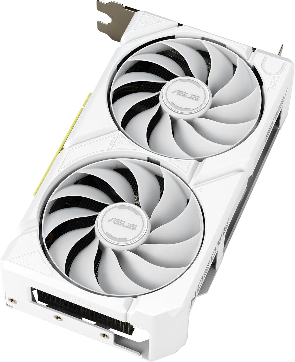ASUS Dual Radeon RX 9060 XT White Edition Graphics Card - 16GB GDDR6 with Axial-Tech Fans & Dual BIOS - DUAL-RX9060XT-16G-WHITE