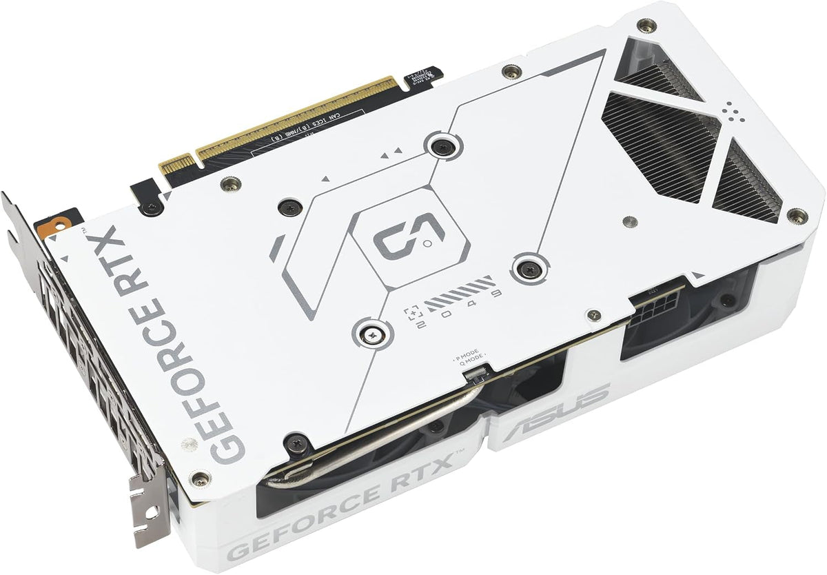 ASUS Dual GeForce RTX 5060 Ti 16GB GDDR7 White OC Edition Graphics Card - 16GB GDDR7 with Axial-Tech Fans & Dual BIOS - DUAL-RTX5060TI-O16G-WHITE