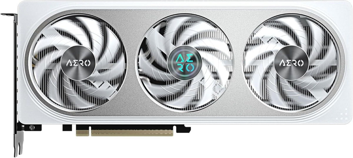 GIGABYTE GeForce RTX 5060 AERO OC 8G Graphics Card - 8GB GDDR7 with WINDFORCE Cooling & Dual BIOS - GV-N5060AERO OC-8GD