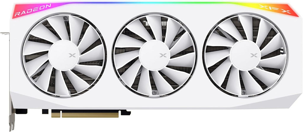 XFX Mercury AMD Radeon RX 9070 XT OC Gaming White Edition Graphics Card - 16GB GDDR6 with RGB & 3100 MHz Boost - RX-97TRGBBW9