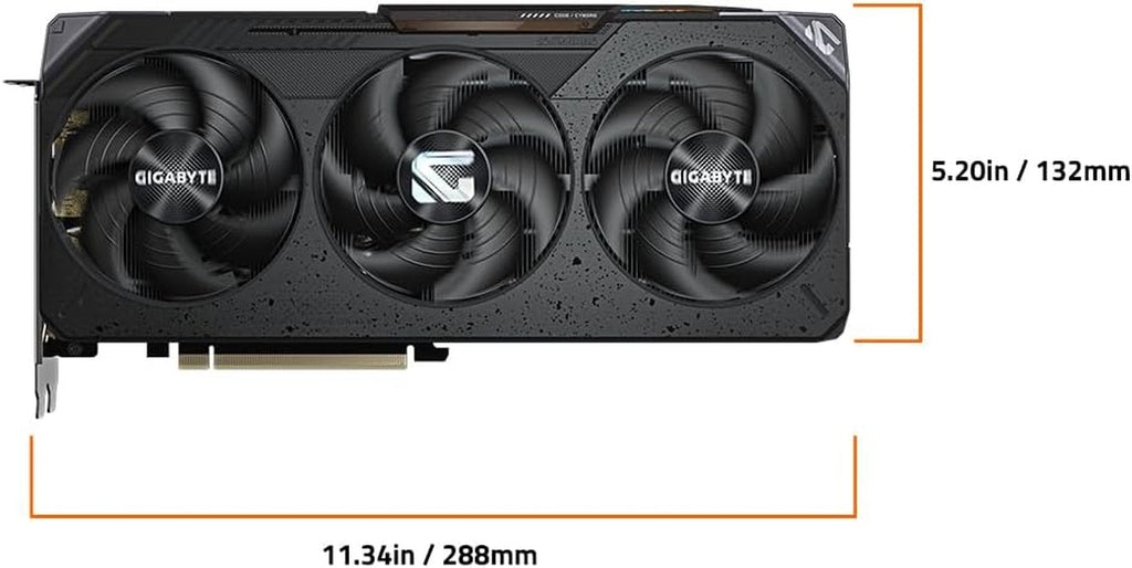 GIGABYTE Gaming Radeon RX 9070 GRE 12GB GDDR6 Graphics Card - WINDFORCE Cooling with Hawk Fan & Dual BIOS - GV-R907GREGAMING OC-12GD