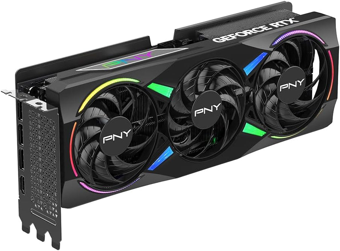 PNY NVIDIA GeForce RTX 5070 Ti Epic-X RGB OC Triple-Fan Graphics Card - 16GB GDDR7 with Vapor Chamber Cooling - VCG5070T16TFXXPB1-O